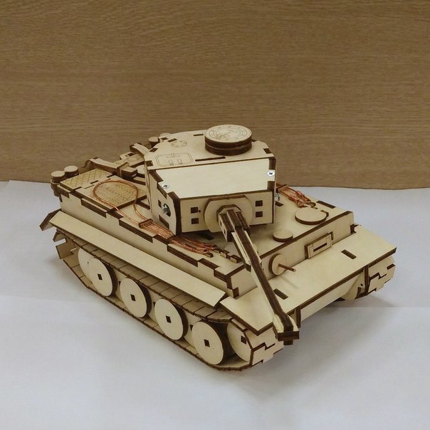 Download Laser Cut Tank Pz Kpfw V Tiger DWG File - Designs CNC Free ...