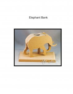 Download Laser Cutting Elephant Bank Pdf File Designs Cnc Free Vectors For All Machines Cutting Laser Router