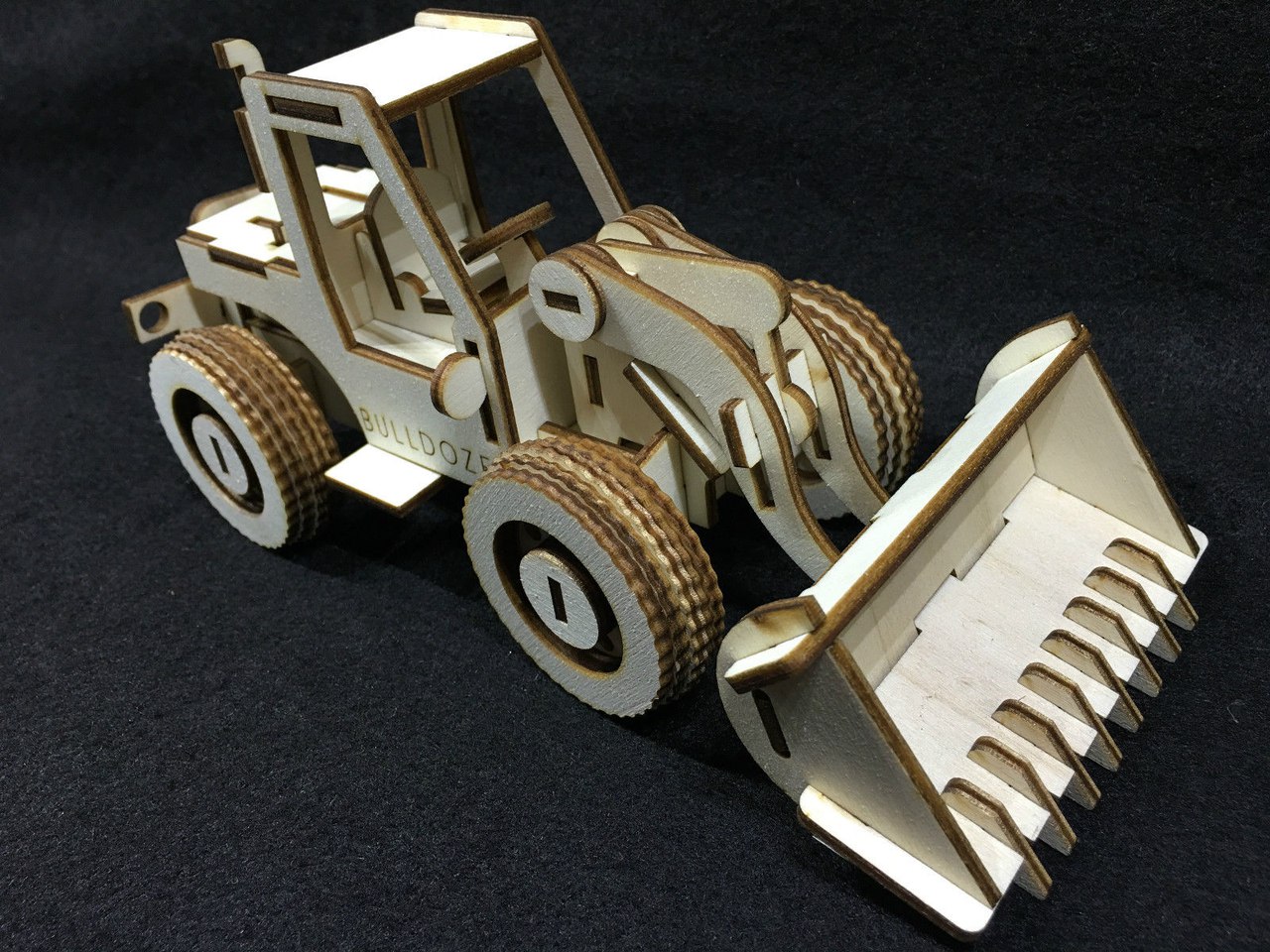 Download Laser Cut 3D Model Tractor Bulldozer DXF File - Designs ...