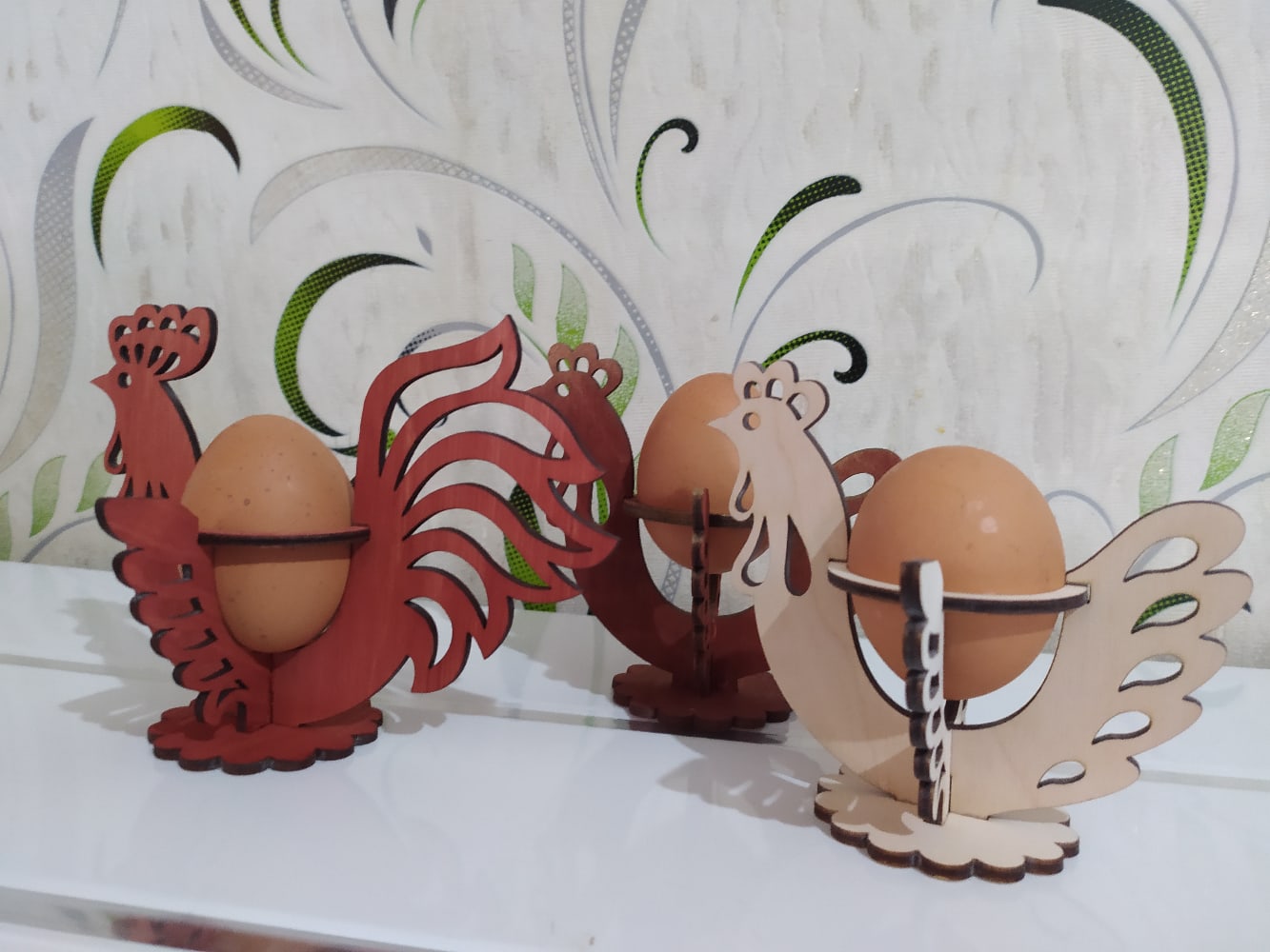 Laser Cut Decorative Easter Egg Holder Free Vector ...