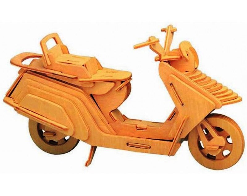 Download Laser Cut Lambretta Scooter Motorcycle 3D Puzzle Wooden ...