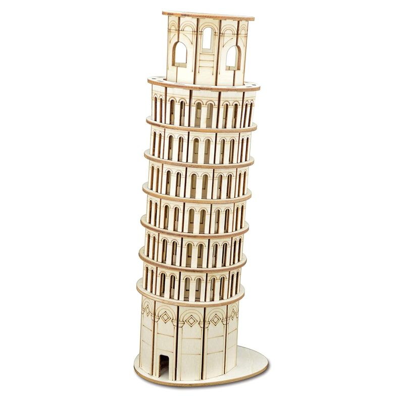 Download Laser Cut Leaning Tower Of Pisa 3d Wooden Puzzle ...