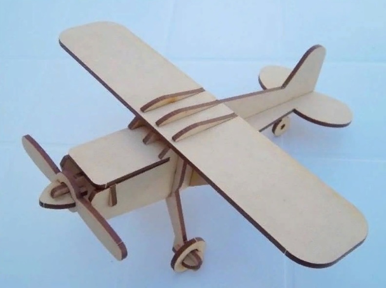 Download Laser Cut Wooden Toy Airplane Free Vector - Designs CNC ...