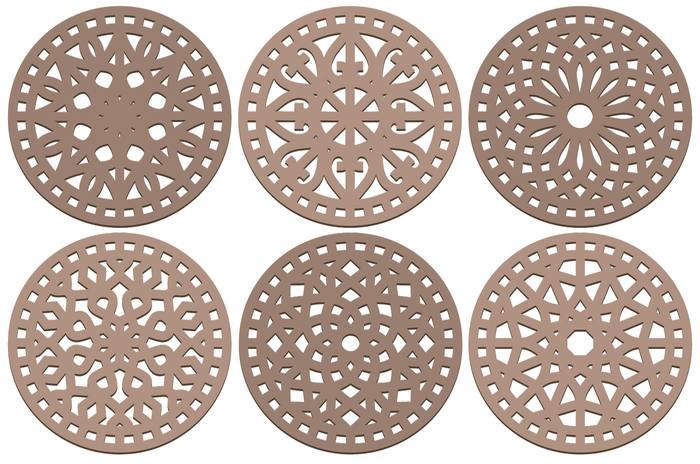 Download Coasters DXF File - Designs CNC Free Vectors For All ...